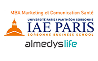 Logo IAE Paris et Almedys Life